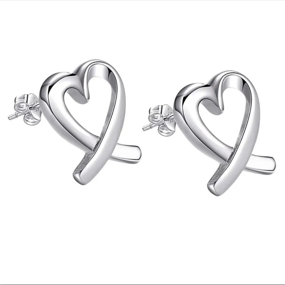 Heart Silver Earrings NEW